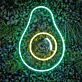 Avocado Outline LED Neon Sign