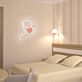 Woman Profile with Bow LED Neon Sign