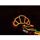 Broad Croissant Outline LED Neon Sign