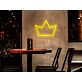 Three-Point Crown Outline LED Neon Sign
