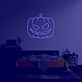 Grinning Jack-o-Lantern LED Neon Sign