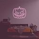 Grinning Jack-o-Lantern LED Neon Sign