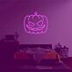 Grinning Jack-o-Lantern LED Neon Sign