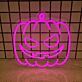 Grinning Jack-o-Lantern LED Neon Sign