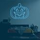 Triangle-Eyed Jack-o-Lantern LED Neon Sign