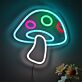 Round-Cap Spotted Mushroom LED Neon Sign