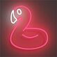 Flamingo Pool Float LED Neon Sign