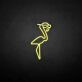 Flamingo with Hat LED Neon Sign