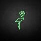 Flamingo with Hat LED Neon Sign