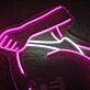 Hip and Underwear Line Art LED Neon Sign