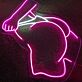 Hip and Underwear Line Art LED Neon Sign