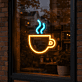 Brighten Up Your Cafe or Kitchen: Hot Coffee LED Neon Sign Perfect for Creating a Warm, Inviting Atmosphere