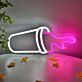 Tipped Cup with Splash LED Neon Sign