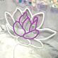 Pink and White Lotus Flower LED Neon Sign