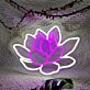 Pink and White Lotus Flower LED Neon Sign