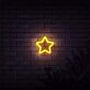 Sketch & Etch Five-Point Star LED Neon Sign