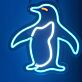 Penguin Outline Mini LED Neon Sign