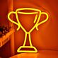 Double-Handled Trophy Cup LED Neon Sign