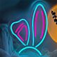 Asymmetric Rabbit Ears LED Neon Sign