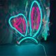Asymmetric Rabbit Ears LED Neon Sign