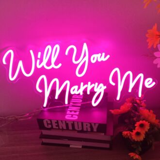 Brighten Your Special Moment: Perfect for Proposals, Weddings, and Romantic Celebrations with Will You Marry Me Wedding Led Neon Signs.