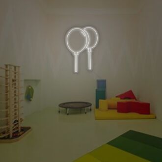 2 Luftballons Neonzeichen