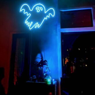 Geist Halloween Neon Schild