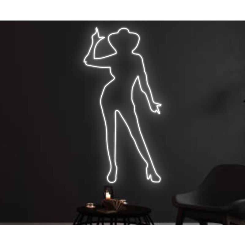 Sexy Naked Cowgirl Led Neon Sign Texas Cowgirl Neon Led Sign Cowgirl Bar Decor