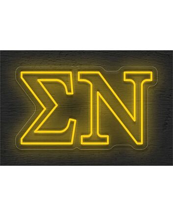 Brighten Up Your Home, Office, or Bar Ambiance with the Versatile Sigma Nu LED Neon Sign