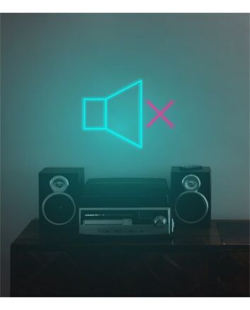 Brighten Your Office, Bar, or Man Cave with the Speaker Off LED Neon Sign.