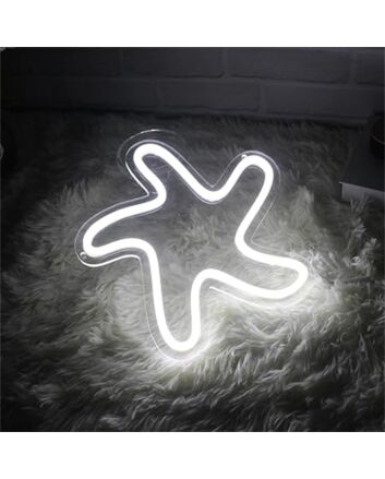 Brighten Up Your Space: Perfect for Home Decor, Parties, and Beach-Themed Events with Starfish LED Neon Sign.
