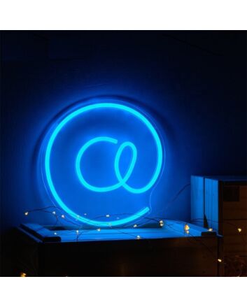 Brighten Your Space: Symbol At LED Neon Sign for Home Decor, Bars, and Weddings