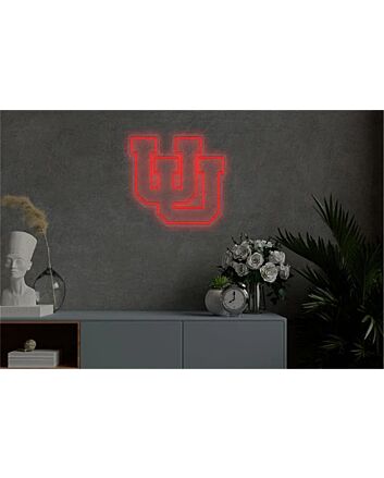Brighten Your Game Room, Sports Bar, or Dorm with The University of Utah Logo LED Neon Sign.