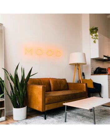 Brighten Up Your Space: Perfect for Home, Office, and Bar Ambiance with the Wall Decor Home Mood LED Sign Neon Light.