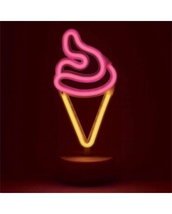 Brighten Your Space with Style: Perfect for Home Decor, Stores, and Celebrations - Wall Decor Ice Cream LED Light LED Neon Sign.