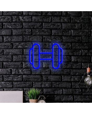 Brighten Your Gym, Home, or Sports Bar Ambiance with the Weights LED Neon Sign