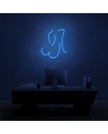 Brighten Your Space: Womans Body Outline LED Neon Sign for Home Decor, Bars, and Art Studios.