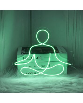 Brighten Up Your Yoga Studio, Home, or Wellness Space with the Versatile Yoga LED Neon Sign LED Neon Sign.