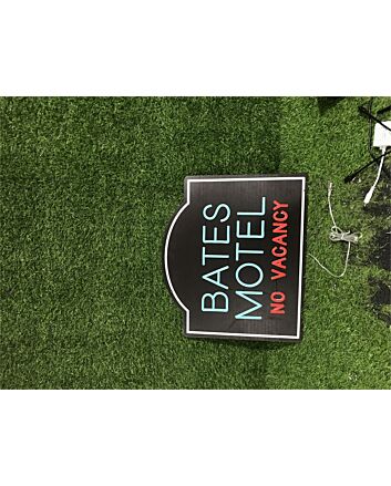 Brighten Your Bar, Office, or Home Decor with the Unique Bates Motel No Vacancy LED Neon Sign.