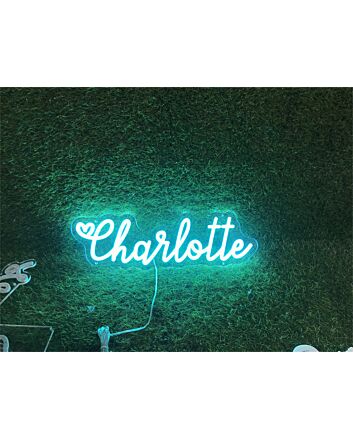 Brighten Your Space: Charlotte Name Custom LED Neon Sign for Home Decor, Office, Bars, and Weddings