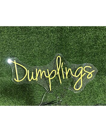 Brighten Up Your Restaurant, Bar, or Food Truck with the Vibrant Dumplings LED Neon Sign - Perfect for Adding a Unique Touch to Any Dining Experience.