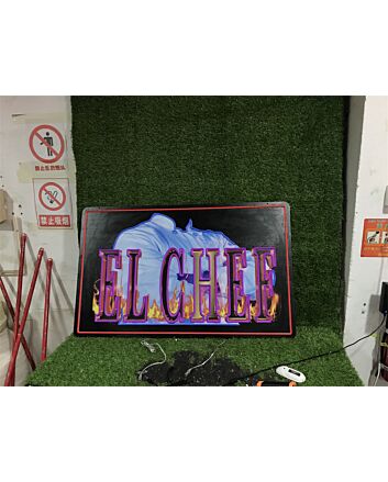 Brighten Up Your Space: Elchef Custom UV LED Neon Sign for Home Decor, Office, Bars, and Memorable Weddings