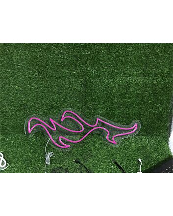 Brighten Your Space: LED Sign Flame Shape Neon Sign for Bars, Stores, and Chic Home Decor