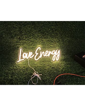 Add a Romantic Glow to Weddings, Bars, and Home Decor with the Love Energy Custom LED Neon Sign