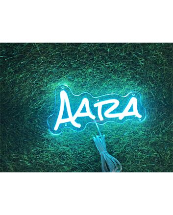Brighten Your Space: From Office to Wedding, Enhance Any Occasion with Personalize Custom Aara LED Neon Sign.