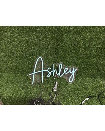 Brighten Up Your Space: Personalize Custom Ashley LED Neon Sign for Weddings, Bars, and Home Decor