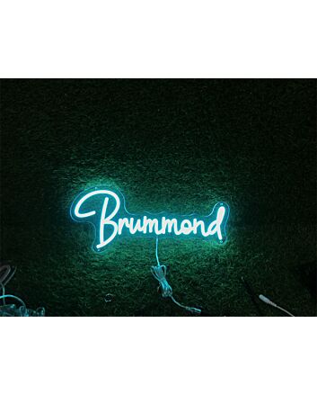 Brighten Your Space: Personalize Custom Brummond LED Neon Sign for Weddings, Bars, and Home Décor