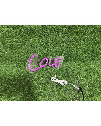 Bring Your Space to Life: Personalize Custom Cole LED Neon Sign for Home, Office, Bar, and Special Celebrations