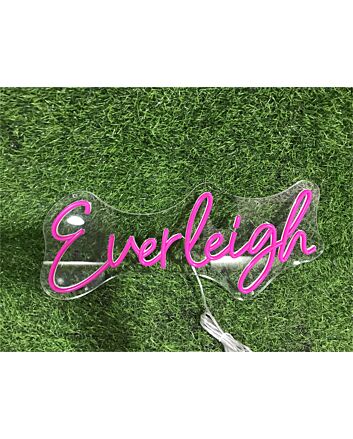 Brighten Up Your Space: Personalize Custom Everleigh LED Neon Sign for Home Decor, Weddings, and Office Ambiance.