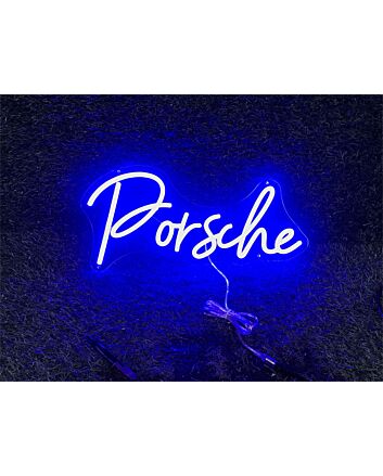 Brighten Up Your Space: Perfect for Home Garage, Office, or Man Cave Decor with Personalize Custom Porsche LED Neon Sign.